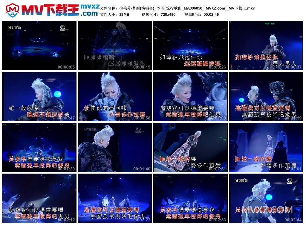 梅艳芳-梦姬(演唱会)_粤语_流行歌曲_MA306050